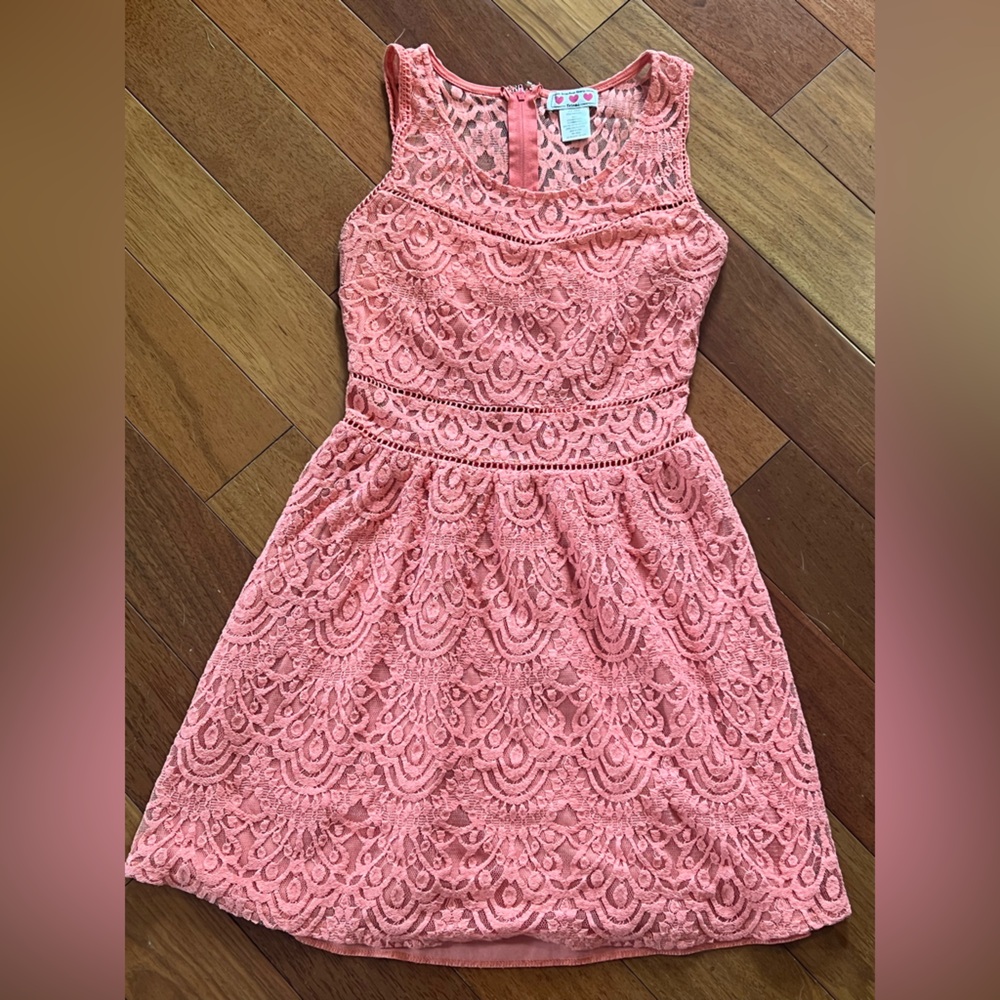 Pink lace Dress